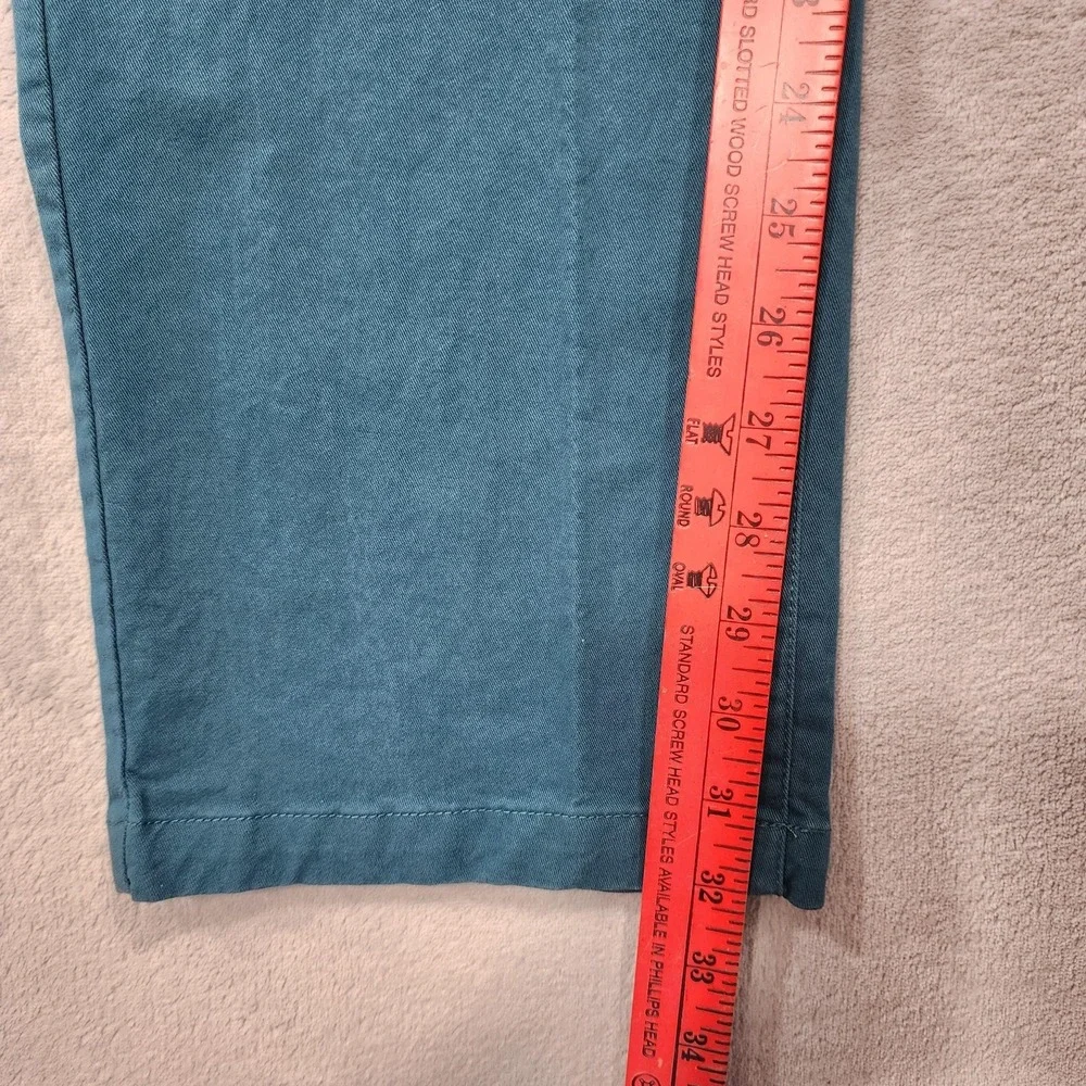 Volcom Pants Mens 38 Blue Frickin Slim Chino Stretch Casual Skate Streetwear